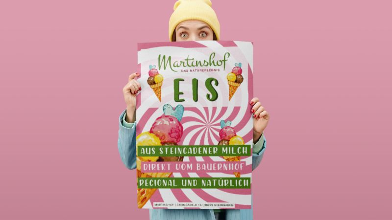 Plakat Eis Martinshof